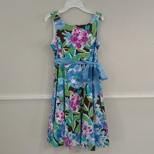 Girls Size 14 Floral Dress; Perfect for Easter!